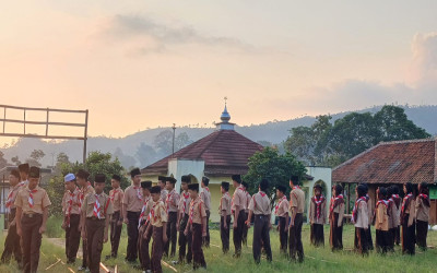 Kegiatan Pramuka MTsS Al-Ihsan